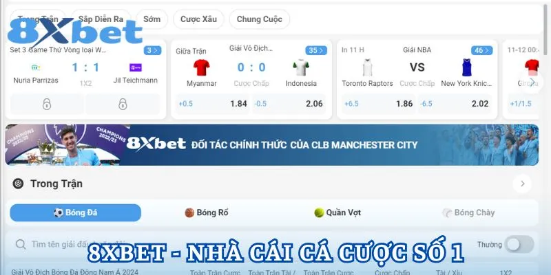 8XBET - Nhà cái uy tín hàng đầu số #1