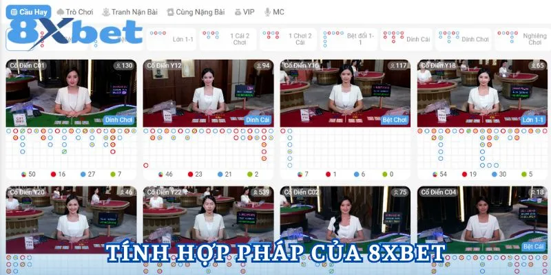 8XBET - Tính hợp pháp hóa của nhà cái