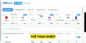 Thể Thao 8xbet Không Gian Cá Cược Hấp Dẫn, Chuyên Nghiệp