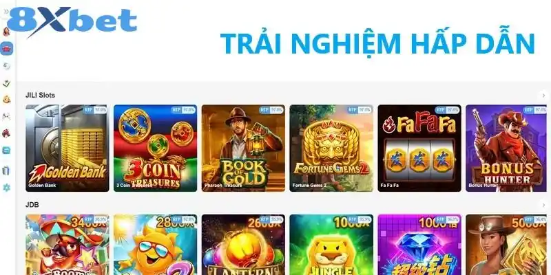 Đăng nhập 8XBET để trải nghiệm kho game hấp dẫn