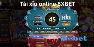 Tài Xỉu Online 8XBET - Game Cá Cược Tỷ Lệ Thắng Cực Cao